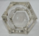 Ancien Cendrier Hexagonal En Cristal Val St Lambert (?) - Verre