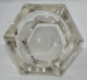 Ancien Cendrier Hexagonal En Cristal Val St Lambert (?) - Glass