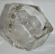 Ancien Cendrier Hexagonal En Cristal Val St Lambert (?) - Glass