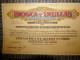 Biosca Y Trullás, Barcelona 1941 Share Certificate - Textile