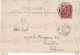 CPA London Trafalgar Square 2 Octobre 1903 Dos Non Divisé One Penny Stamp - Trafalgar Square
