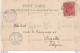 CPA 5 Octobre 1903 Londres Bank Of England Cachet Too Late Timbre One Penny Dos Non Divisé - Taxis & Huurvoertuigen