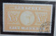 FACSIMILE Timbre Grande-Bretagne Reine Victoria: 5,00 £ Orange Oblitéré, Encadré - Unclassified