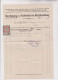 SLOVENIA  1911 KATOLISCHEN BUCHHANDLUNG LJUBLJANA LAIBACH Nice Bill Document - Österreich
