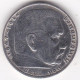 Allemagne 2 Reichsmark 1938 F Stuttgart, Paul Von Hindenburg, En Argent - 2 Reichsmark