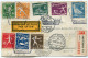 PAYS-BAS CARTE OFFICIELLE RECOMMANDEE PAR AVION -1928 IX OLYMPIADE AMSTERDAM DEPART AMSTERDAM 18 VIII 28 POUR LA SUISSE - Sommer 1928: Amsterdam