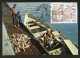 SAINT PIERRE ET MIQUELON (2023) Carte Maximum Card - Le Petit Pêcheur, Fishing Boat, Fisherman, Pêche, Poisson - Cartes-maximum