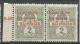 HONGRIE ( ARAD )  N° 44 Variétée O D' Occupation Plus Haut Tenant à Normal  NEUF** LUXE SANS CHARNIERE / Hingeless / MNH - Unused Stamps