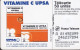 F714C  01/1998 - VITAMINE C UPSA - 50 SO3 (verso : N° A+8 Chiffres - Deux Lignes - 2ème Ligne Vers La Droite) - 1998