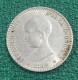 ESPAÑA. AÑO 1892. ALFONSO XIII 50 CTS DE PLATA *2*2. PESO 2.5 GR - Provincial Currencies