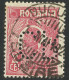 Fairly Rare ROMANIA Perfin  C.R. 1922-Catalog Of Romanian Perfins Laszlo Eros C-fairly Rare ( 21-100 Examples Reported ) - Oblitérés