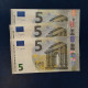 EURO SPAIN 5 V015B1 VC  LAGARDE UNC, THREE CORRELATIVE - 5 Euro