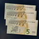 EURO SPAIN 5 V015B1 VC  LAGARDE UNC, THREE CORRELATIVE - 5 Euro