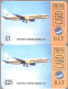 2-CARTES-PREPAYEES-GB-1£/25£-PHONECARD-BOEING 757-MONARCH AIRLINES- TBE - Airplanes
