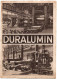 ALUMINIUM - DURALUMIN - PUBLICITÈ - Société Du DURALUMIN - Documentation Et Utilisation - - Andere & Zonder Classificatie