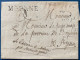 Lettre 1816 Marque " MODANE " Ex 84 Gratté ! En Franchise Pour Un Juge + Manuscrit : Le Chatelain De Modane Pr Service.. - Sardinia
