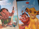 Livre   3 Livres Disney France Loisirs Toy Story 2 , VAIANA, Le Roi Lion  Matelassé 96 Pages - Disney