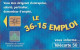 F804A  02/1998 - 36.15 EMPLOI - 50 SO3 - (verso N° Petits Deux Lignes - 2ème Ligne Vers La Gauche Sous Le A) - 1998
