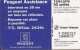 F825 02/1998 - PEUGEOT ASSISTANCE - 50 SO3 - (verso N° Impacts Petits Deux Lignes - 2ème Ligne Vers La Gauche Sous Le A) - 1998