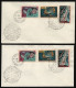 Vietnam 1962 - Mi-Nr. 240-242 & 240-242 U - 2 FDC - Raumfahrt / Space - Asien