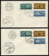 Vietnam 1963 - Mi-Nr. 265-267 & 265-267 U - 2 FDC - Raumfahrt / Space - Asie