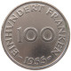 SAARLAND 100 FRANKEN 1955  #MA 104562 - 100 Franchi