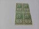 QUARTINA NUOVA MARCHE DA BOLLO COLONIE ITALIANE LIRE 2 NON LINGUELLATE - Revenue Stamps