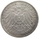 PREUSSEN 3 MARK 1909 WILHELM II. 1888-1918. #MA 020856 - 2, 3 & 5 Mark Silber