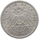 PREUSSEN 2 MARK 1906 WILHELM II. #MA 020930 - 2, 3 & 5 Mark Silver