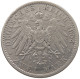 PREUßEN 2 MARK 1904 A WILHELM II. 1888-1918. #MA 000352 - 2, 3 & 5 Mark Zilver