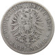 PREUSSEN 2 MARK 1876 A WILHELM I. 1861-1888 #MA 020928 - 2, 3 & 5 Mark Argent