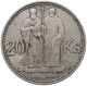 SLOVAKIA 20 KORUN 1941 DOUBLE CROSS - VERY RARE #MA 025134 - Eslovaquia