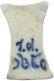 SIAM THAILAND TOKEN  SIAMESE GAMBLING TOKEN PORZELLAN, PORCELAIN #MA 068893 - Thaïlande