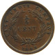 STRAITS SETTLEMENTS 1/4 CENT 1845 VICTORIA 1837-1901 EAST INDIA COMPANY #MA 068546 - Kolonien