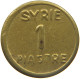 SYRIA PIASTRE  OFF-CENTER #MA 023180 - Syrië