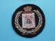 K.B.B.F. > BRANDWEER POMPIER FEUERWEHR ( See SCAN ) Textiel ( 8 Cm. ) ! - Brandweer