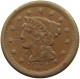 USA CENT 1851 ENGRAVED #MA 021723 - 1840-1857: Braided Hair (Cheveux Tressés)