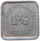 USA 1 1/2 CENT  STATE OF ILLINOIS RETAILERS OCCUPATION TOKEN #MA 067514 - Otros & Sin Clasificación