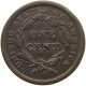 UNITED STATES OF AMERICA CENT 1845 BRAIDED HAIR (1840-1857) #MA 101923 - 1840-1857: Braided Hair (Cheveux Tressés)