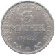 WEIMARER REPUBLIK 3 MARK 1922 A  #MA 098648 - 3 Mark & 3 Reichsmark