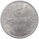WEIMARER REPUBLIK 3 MARK 1922 A  #MA 098632 - 3 Marcos & 3 Reichsmark