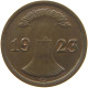 WEIMARER REPUBLIK 2 RENTENPFENNIG 1923 G  #MA 022574 - 2 Rentenpfennig & 2 Reichspfennig