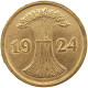 WEIMARER REPUBLIK 2 REICHSPFENNIG 1924 D  #MA 100051 - 2 Renten- & 2 Reichspfennig