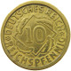 WEIMARER REPUBLIK 10 PFENNIG 1924 E  #MA 098938 - 10 Rentenpfennig & 10 Reichspfennig