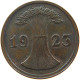 WEIMAR 2 RENTENPFENNIG 1923 D  #MA 067840 - 2 Rentenpfennig & 2 Reichspfennig