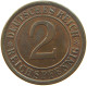 WEIMAR 2 PFENNIG 1924 A  #MA 011998 - 2 Rentenpfennig & 2 Reichspfennig