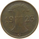 WEIMARER REPUBLIK RENTENPFENNIG 1923 G  #MA 100188 - 1 Rentenpfennig & 1 Reichspfennig