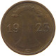 WEIMARER REPUBLIK RENTENPFENNIG 1923 G  #MA 022642 - 1 Rentenpfennig & 1 Reichspfennig