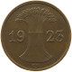 WEIMARER REPUBLIK RENTENPFENNIG 1923 G  #MA 100180 - 1 Rentenpfennig & 1 Reichspfennig