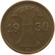 WEIMARER REPUBLIK REICHSPFENNIG 1930 G  #MA 100171 - 1 Renten- & 1 Reichspfennig